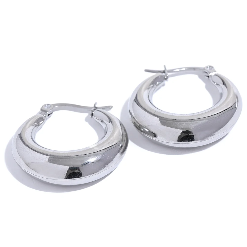 Brincos Bold Drop Hoop