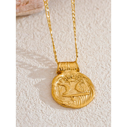 Colar Zodiac Coin