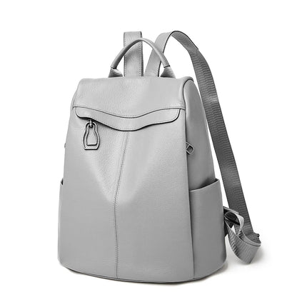 Mochila Antifurto Siena – Couro Genuíno de Grão Integral