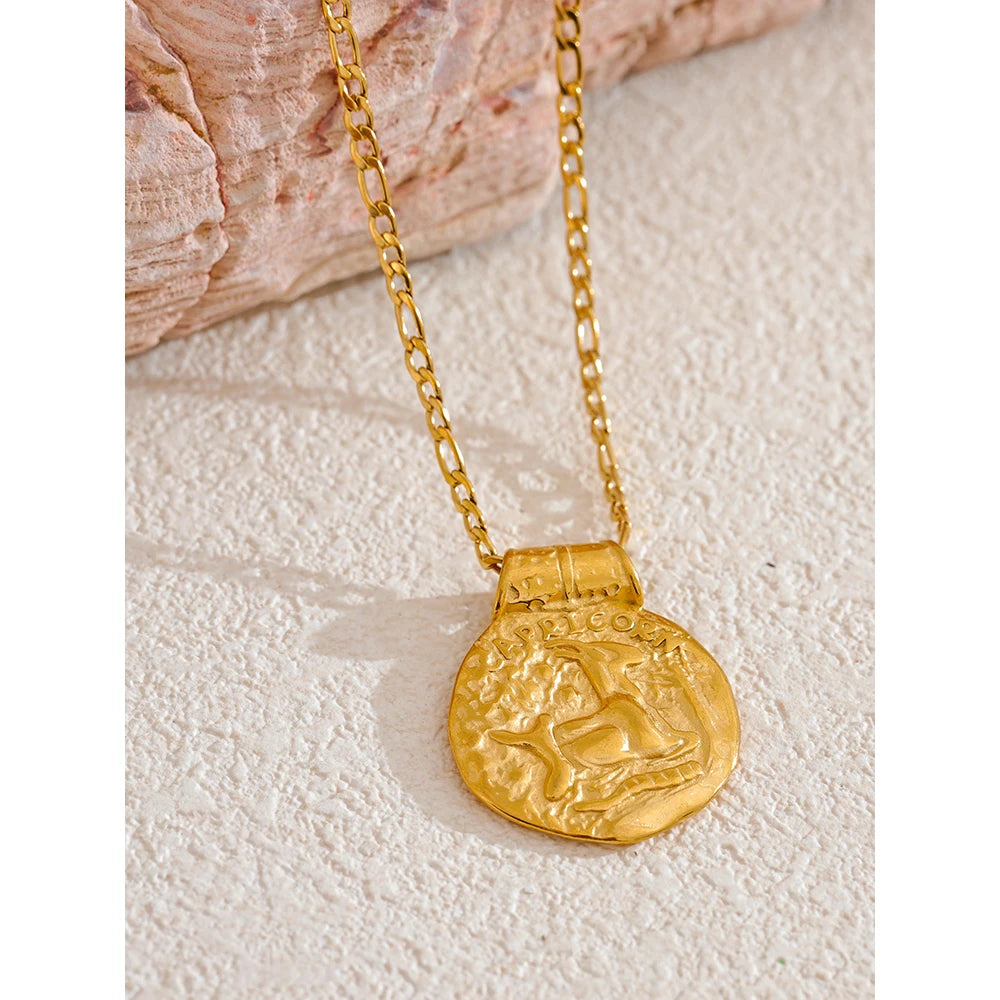 Colar Zodiac Coin
