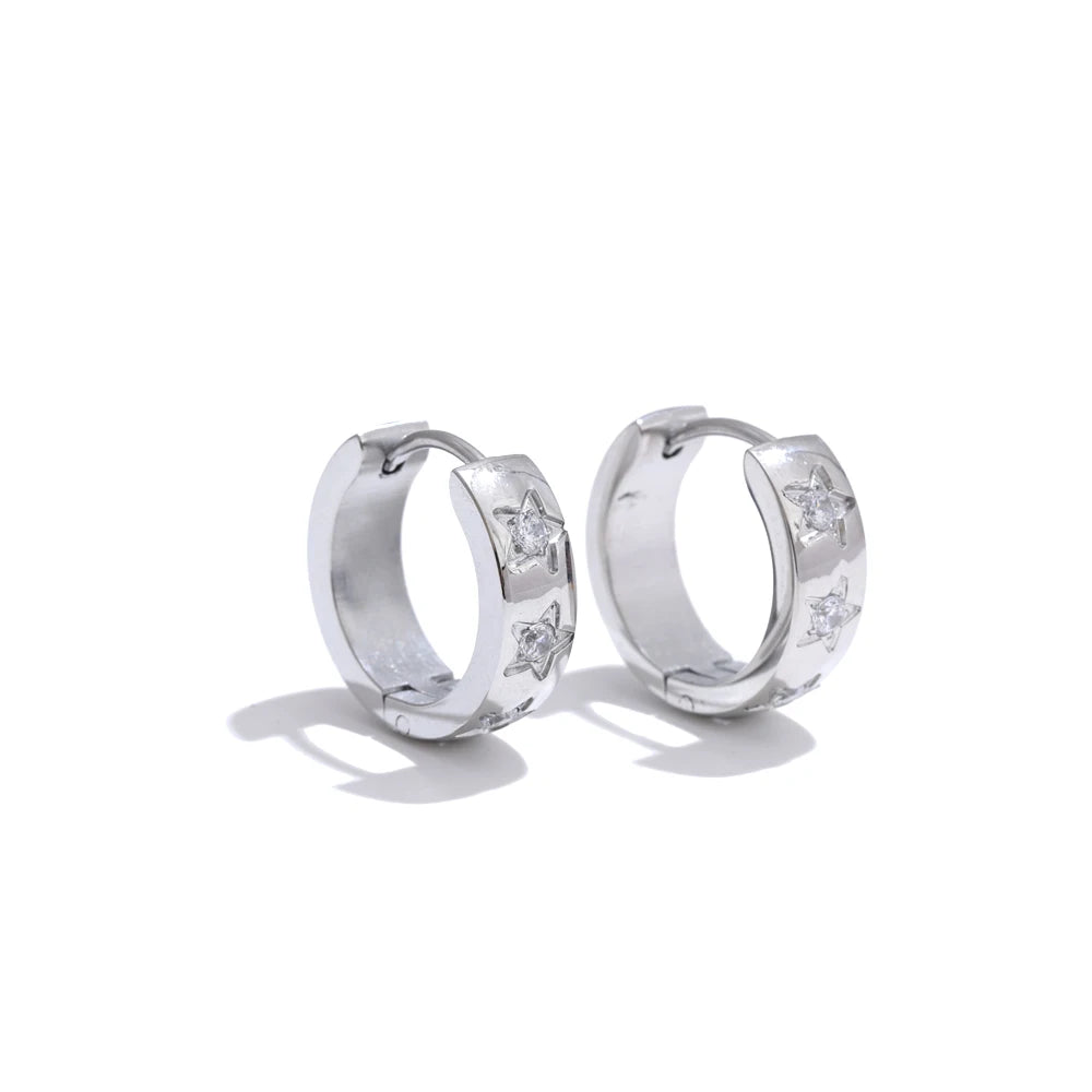 Brincos Starry Hoop