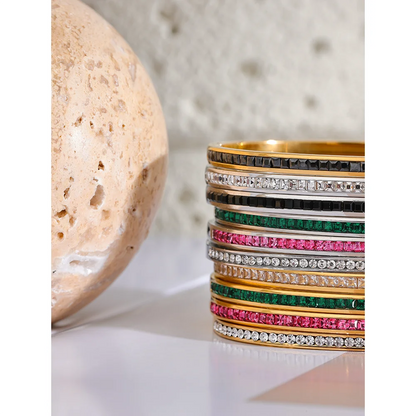 Bracelete Geométrico Zircônia