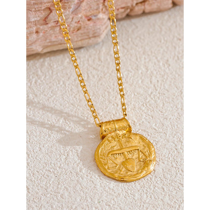 Colar Zodiac Coin