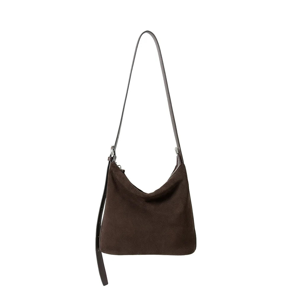 Bolsa Iseo – Camurça e Couro Genuíno