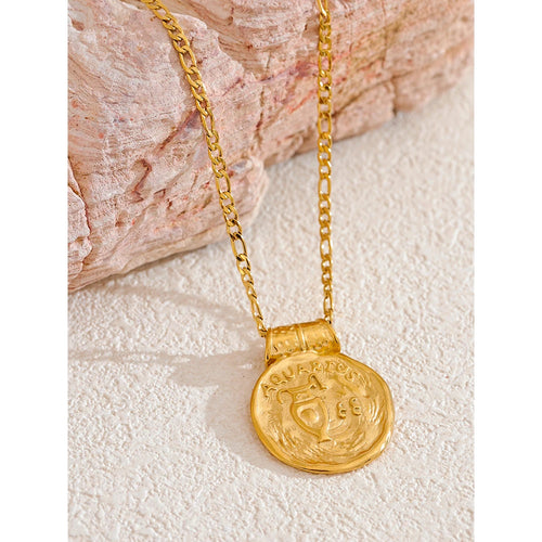 Colar Zodiac Coin
