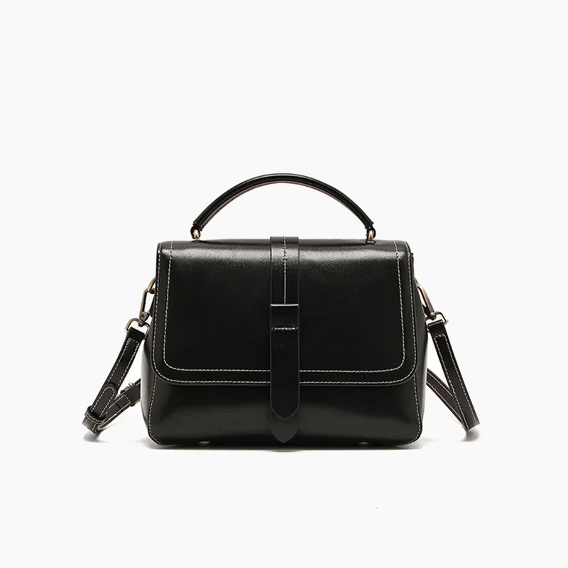 Bolsa Iesi – Couro Genuíno de Acabamento Glossy