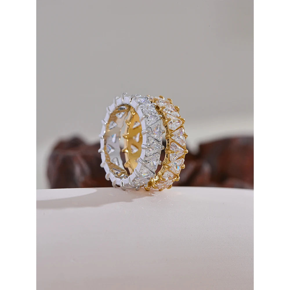 Anel Crystal Eternit