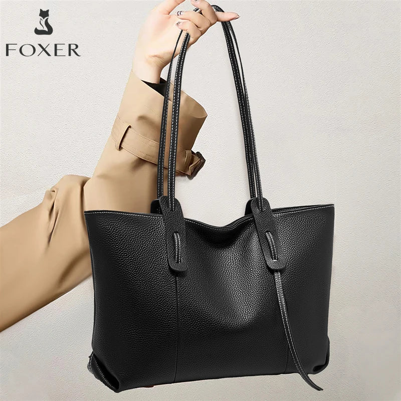 Bolsa Treviso Tote – Couro Genuíno de Grão Integral
