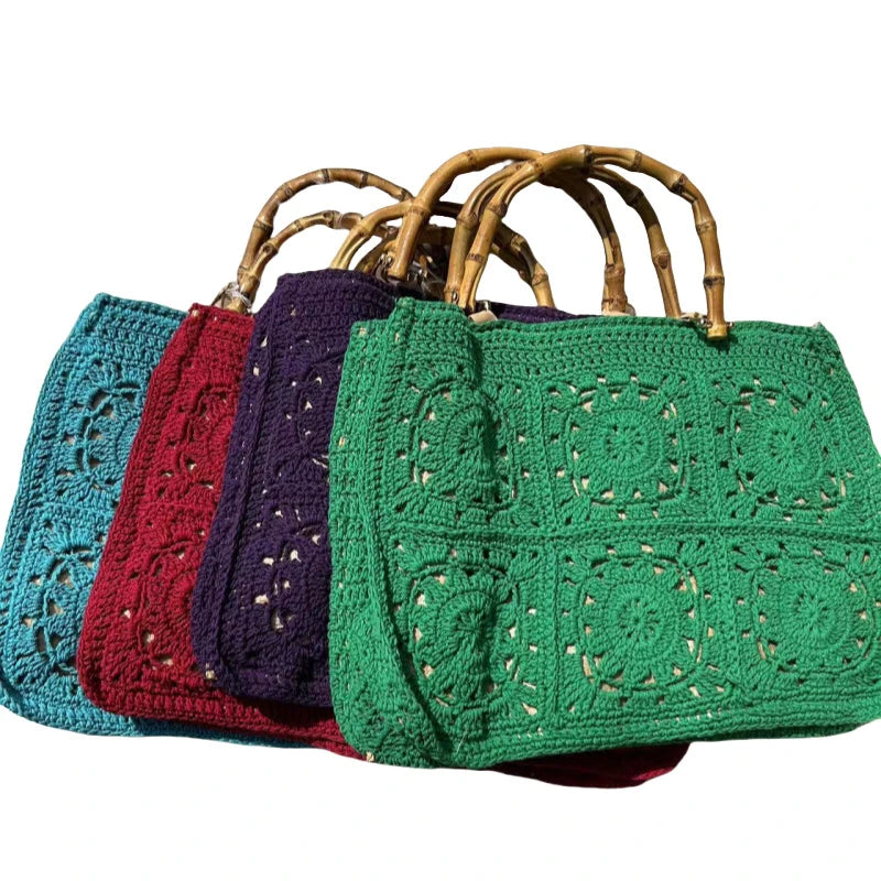 Tote Ravello – Artesanal em Algodão de Leite e Bambu