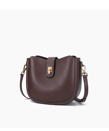 Bolsa Luna – Couro Genuíno de Acabamento Frosted